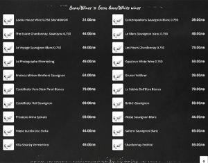 Menu Restaurant