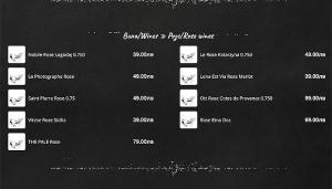 Menu Restaurant
