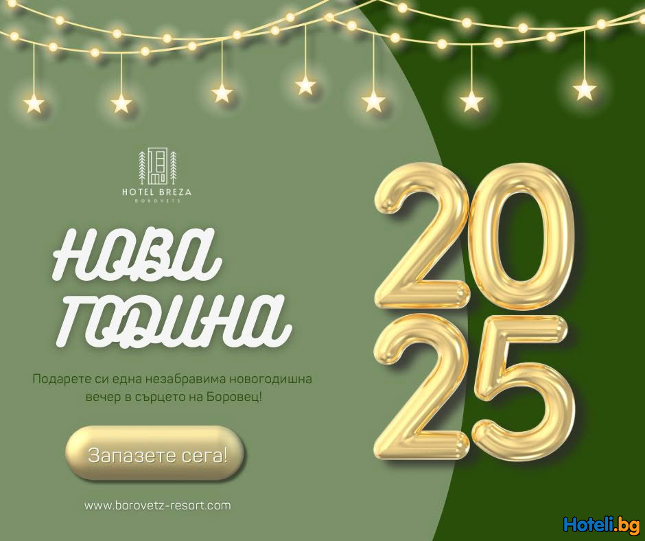 Посрещнете Нова година в снежната прегръдка на планината! Хотел "Бреза" Боровец ви очаква! Посрещнете Нова година в снежната прегръдка на планината! Хотел "Бреза" Боровец ви очаква!